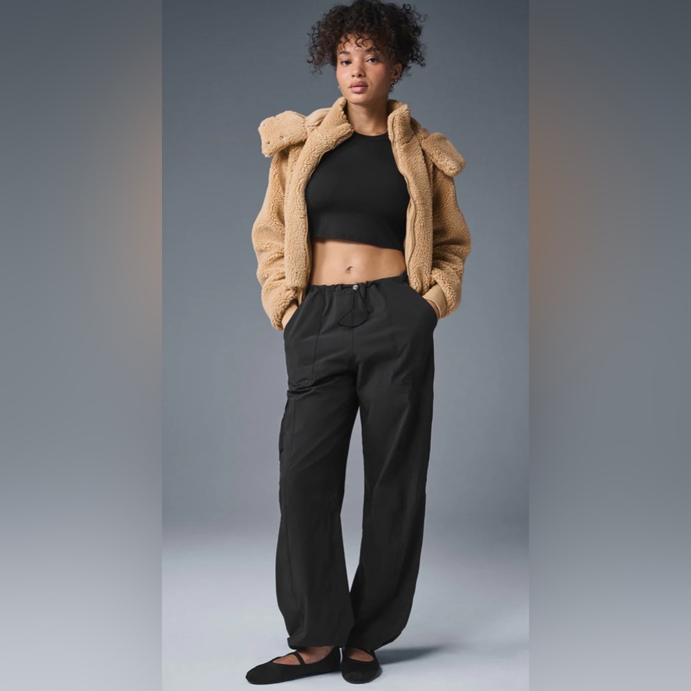 ALO Yoga Tan Sherpa Jacket